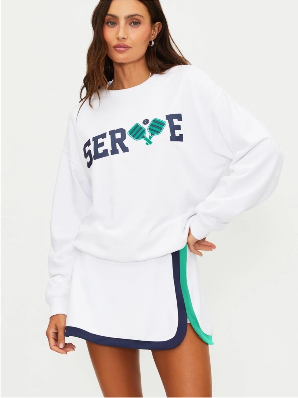 NWOT Beach Riot Devyn Oversized Sweatshirt Serve - women’s small